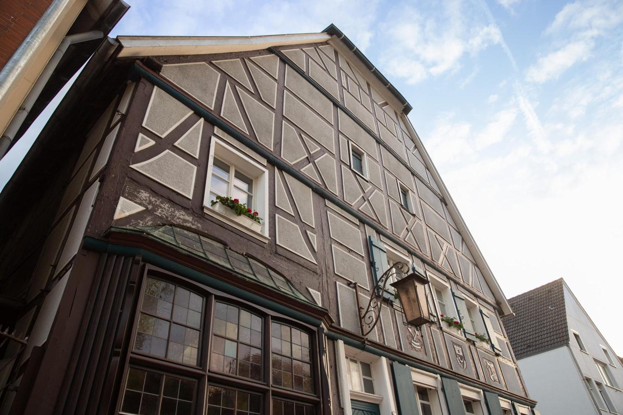 Gasthaus Benke, Fachwerkhaus In Westfalen ดาทเทล์น ภายนอก รูปภาพ