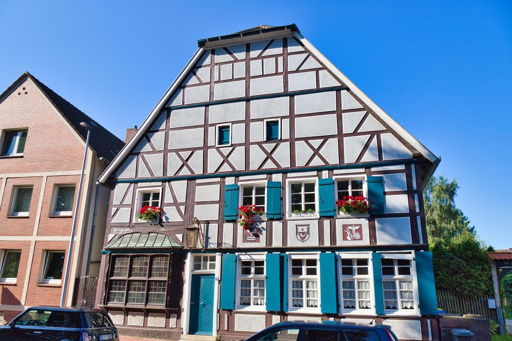 Gasthaus Benke, Fachwerkhaus In Westfalen ดาทเทล์น ภายนอก รูปภาพ